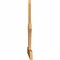 Ekena Millwork Richland Rough Sawn Timber Gable Bracket, Western Red Cedar, 96"W x 48"H x 2"D x 6"F, 12/12 Pitch GBW096X48X0206RIC00RWR - alternate 5